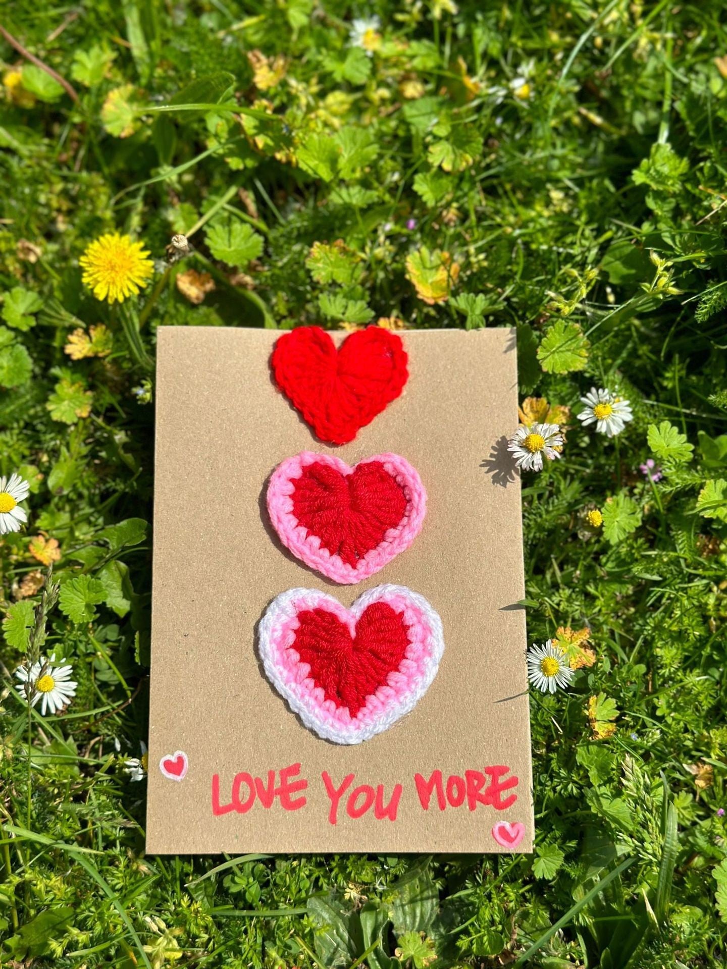 Timeless Love Hand-Stitched Greeting Card