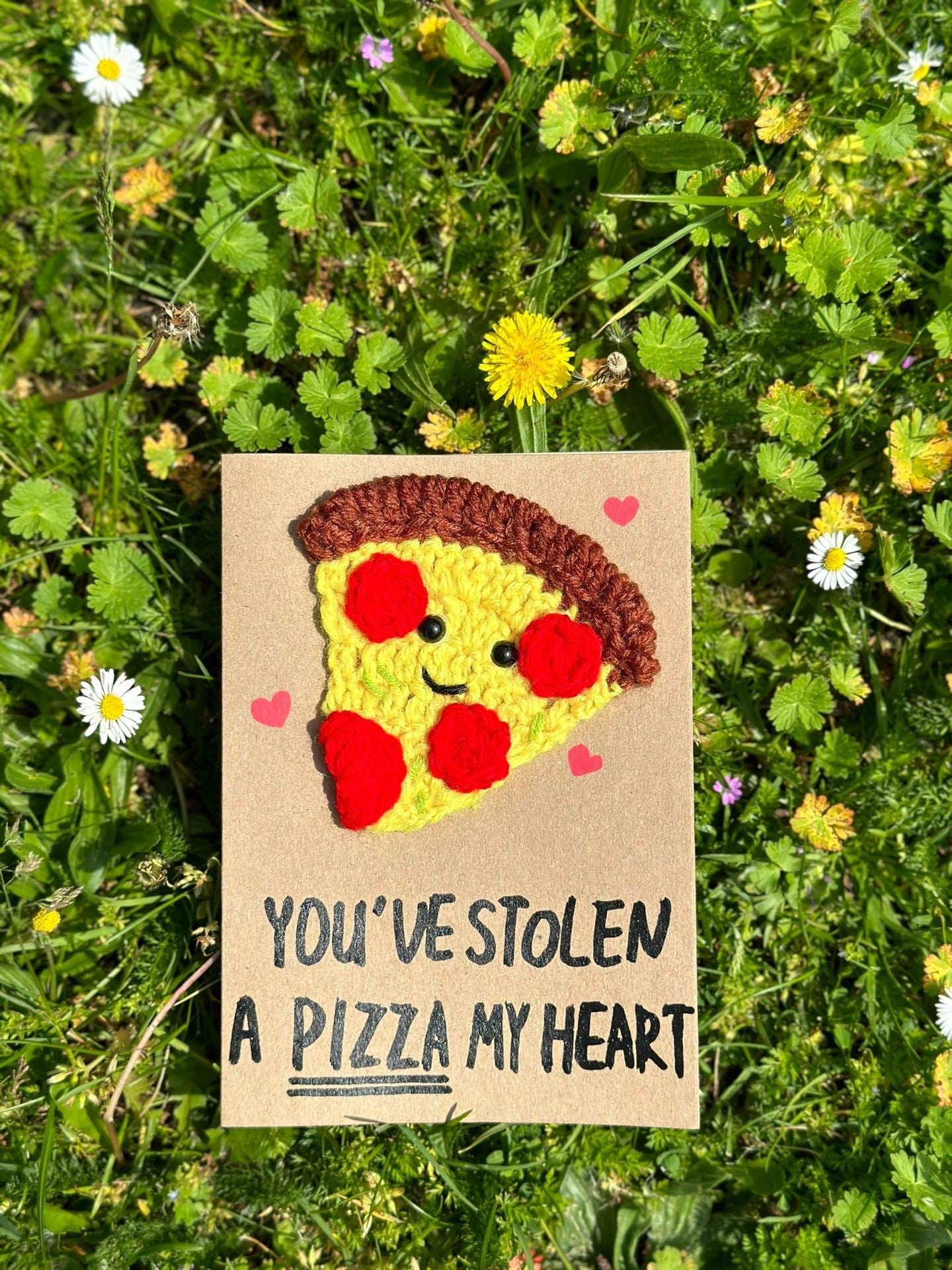 Timeless Love Hand-Stitched Greeting Card