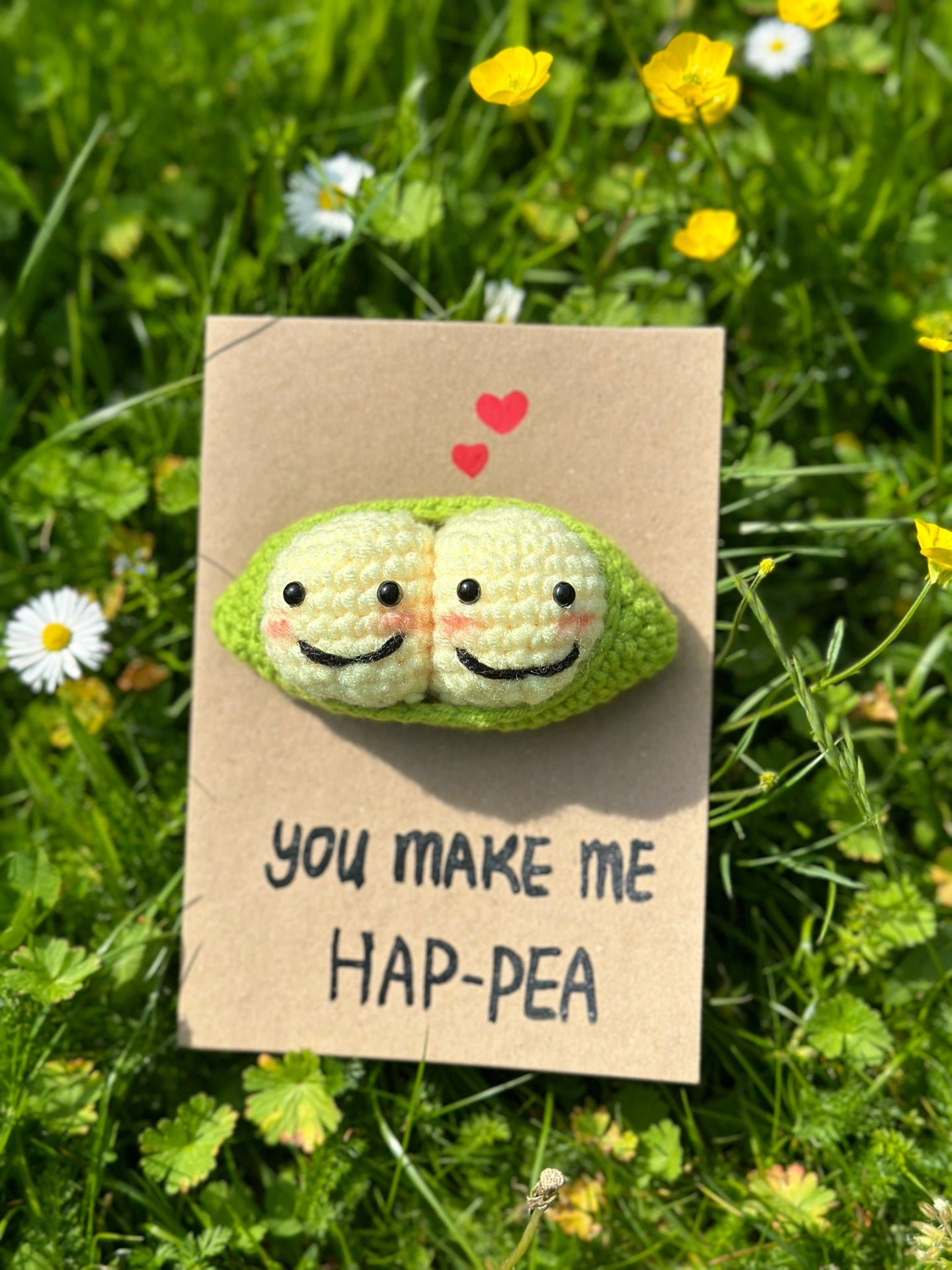 Timeless Love Hand-Stitched Greeting Card