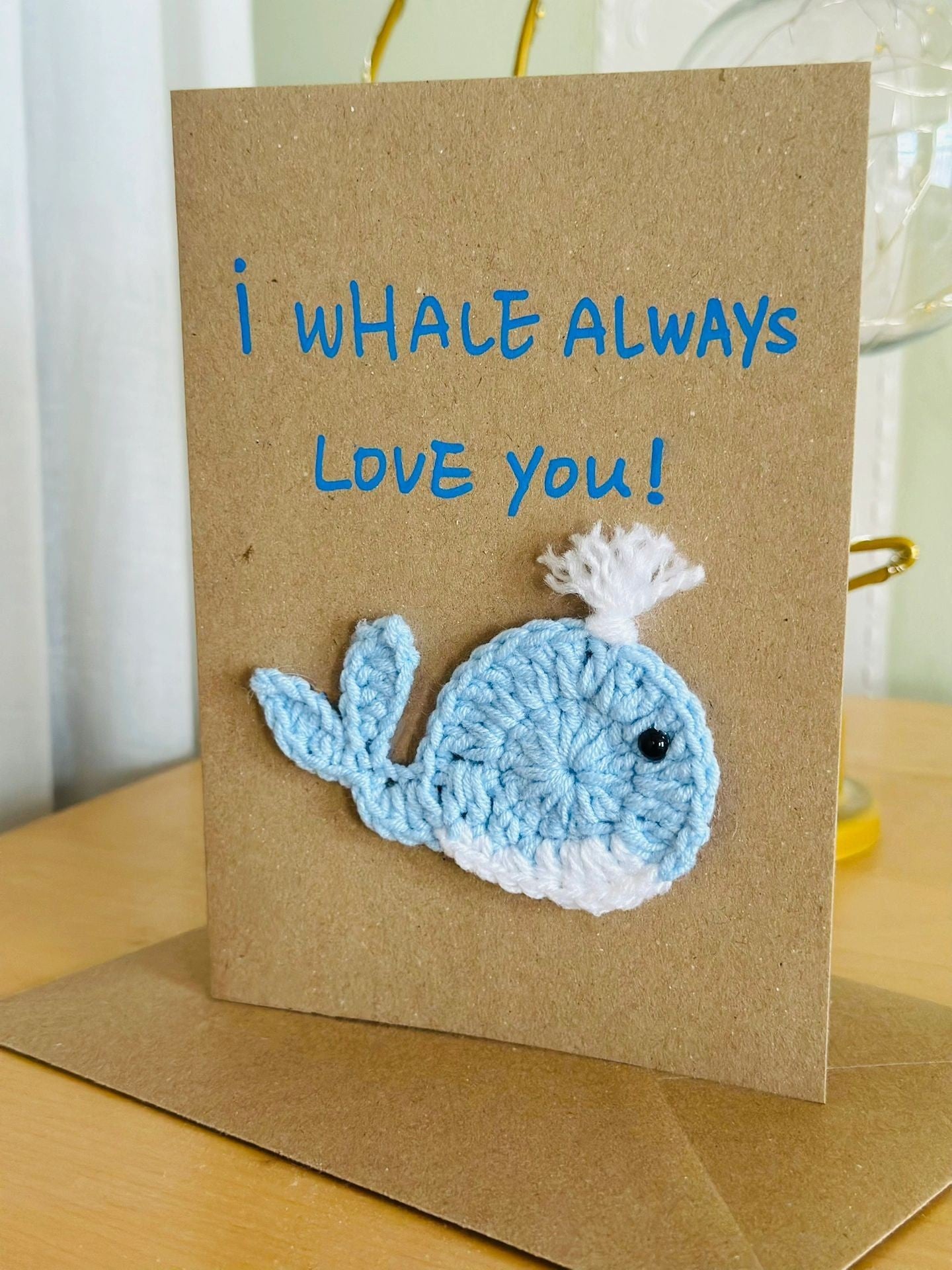Timeless Love Hand-Stitched Greeting Card