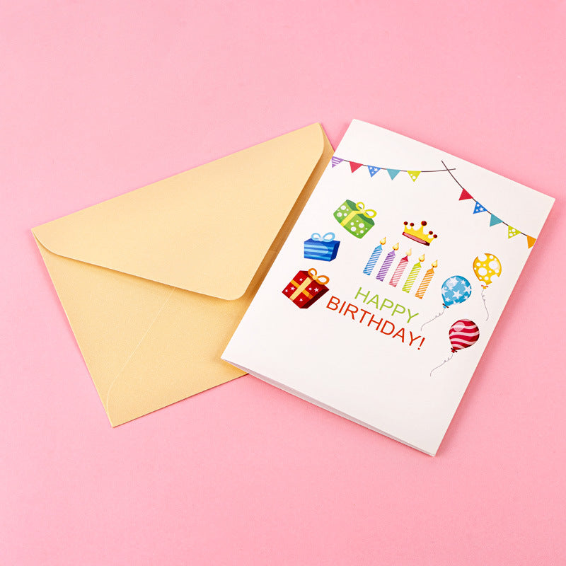 Magical Blow-Sensing Musical Birthday Pop-Up Card