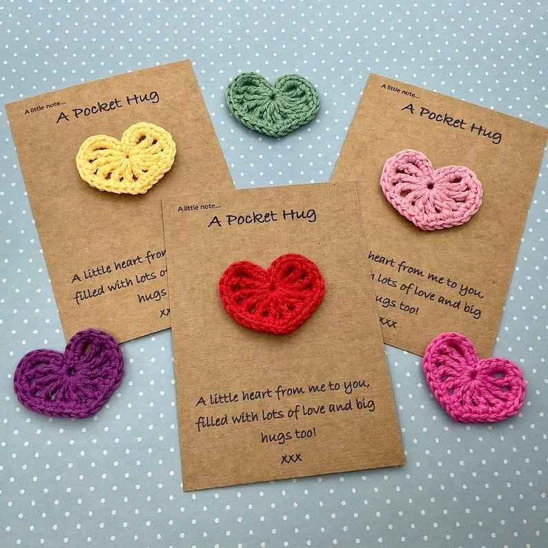 Timeless Love Hand-Stitched Greeting Card