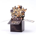 Luxury Black-Gold 3D Surprise Birthday Card