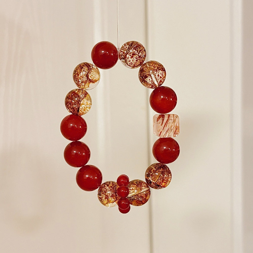 Crimson Flame – Energy Bracelet for Passion & Vitality