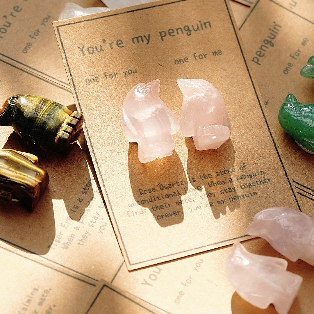 You're My Little Penguin — Crystal Penguin Pair Gift Card