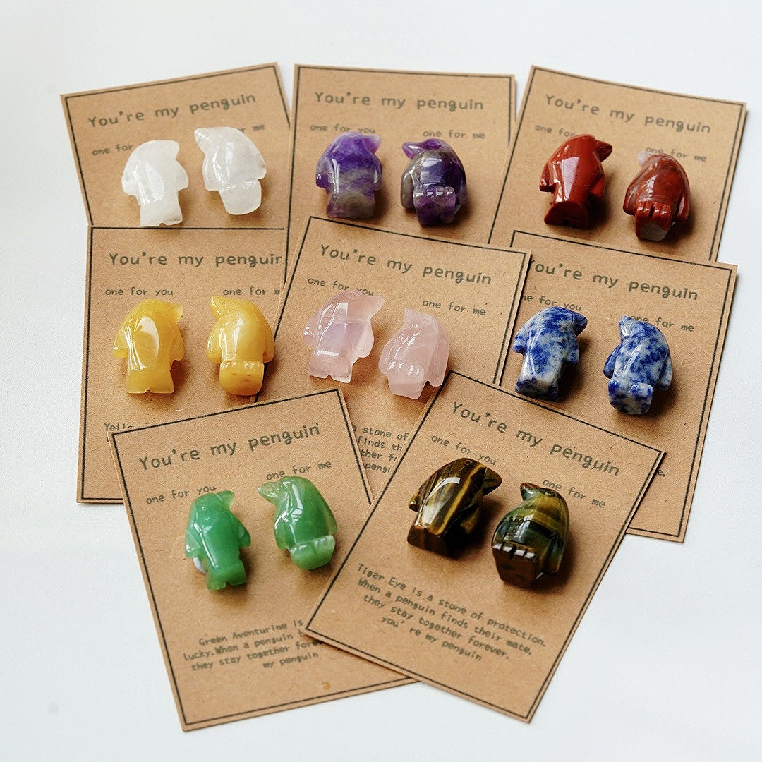 You're My Little Penguin — Crystal Penguin Pair Gift Card