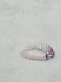 Blush Serenity — Rose Quartz & Amethyst Bracelet