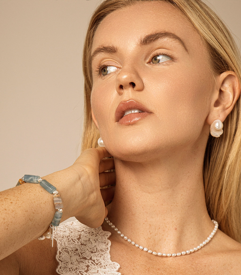 Coastal Whisper — When Ocean tones meet timeless elegance