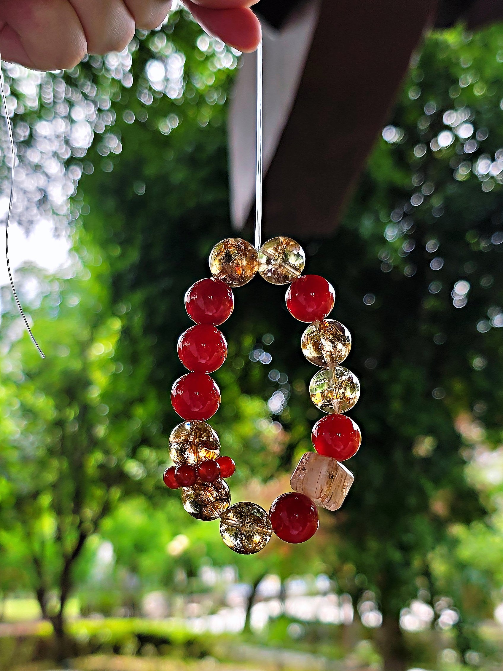 Crimson Flame – Energy Bracelet for Passion & Vitality
