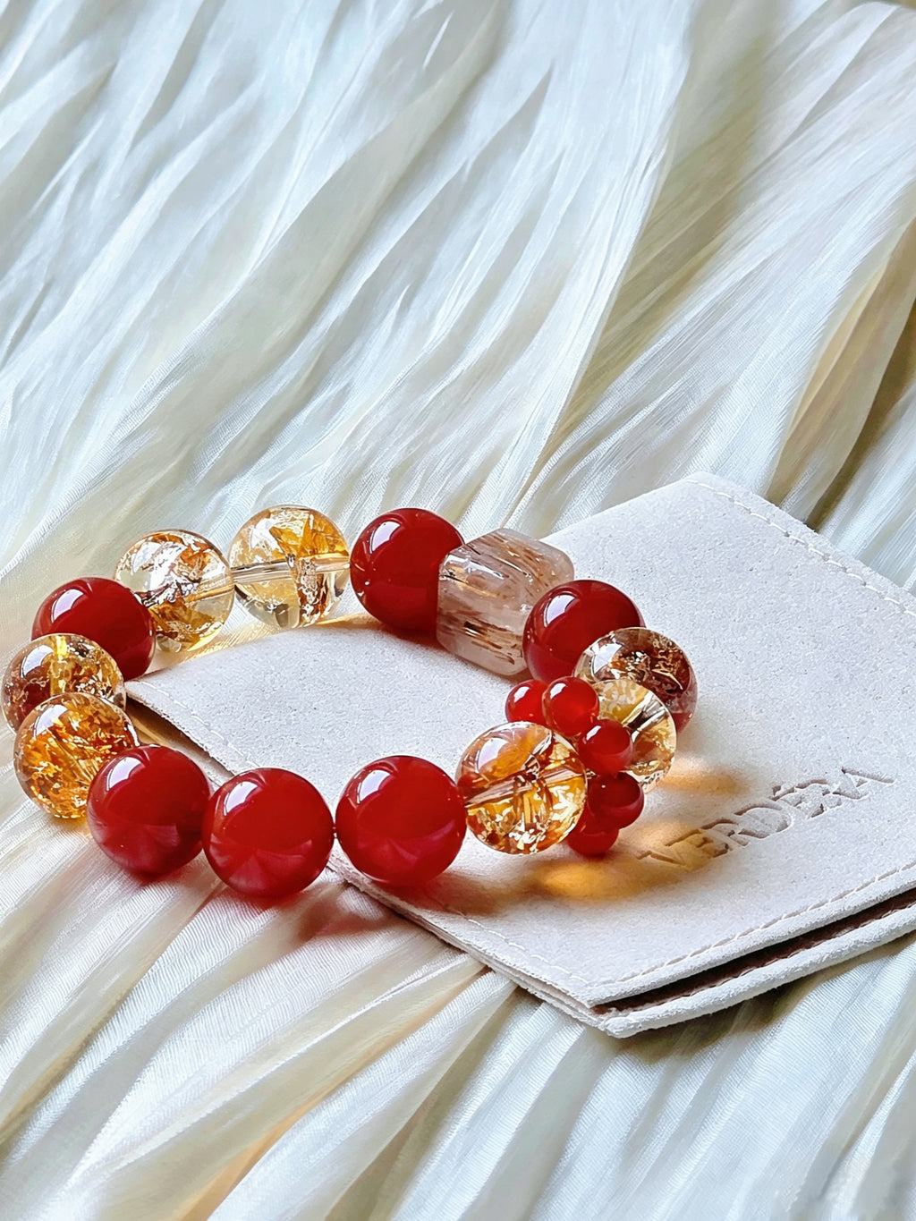 Crimson Flame – Energy Bracelet for Passion & Vitality