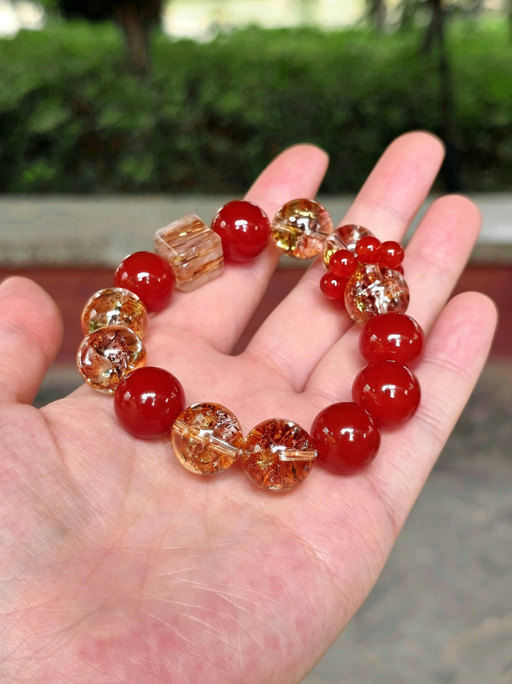 Crimson Flame – Energy Bracelet for Passion & Vitality