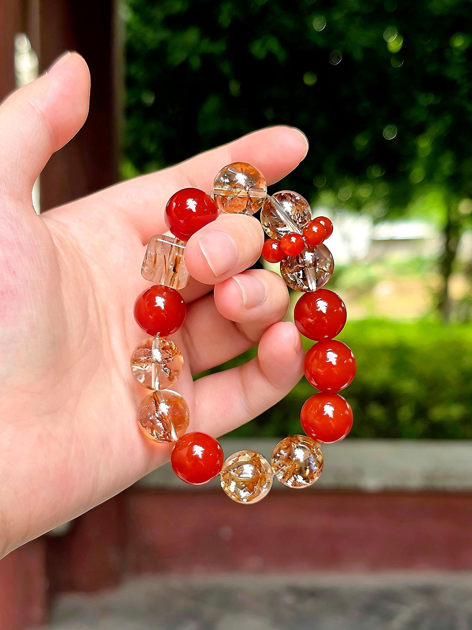 Crimson Flame – Energy Bracelet for Passion & Vitality