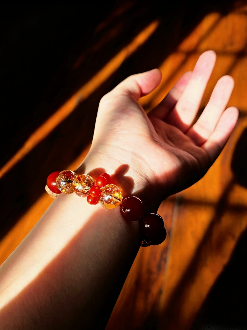 Crimson Flame – Energy Bracelet for Passion & Vitality